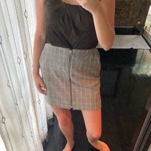 Kooples x Sport Prince de Galles Plaid Mini Skirt